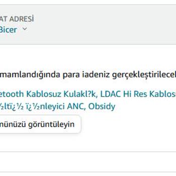 Amazon İade Talimat Mağduriyeti