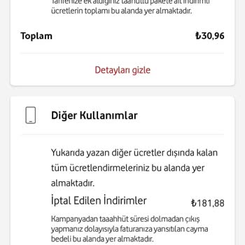 Vodafone Ek Paket Gazabı