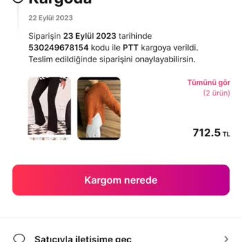 Gardrops Ürün Onaylama Kargo Sorunu