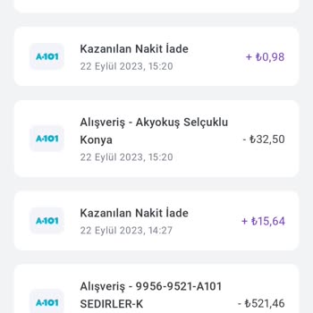 A101 Hadi Nakit İadesi Yapmadı!