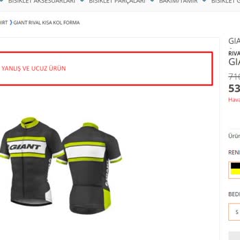 Bike & Outdoor Online Sipariş Ve Kartal Şubesi Sorumsuzluğu