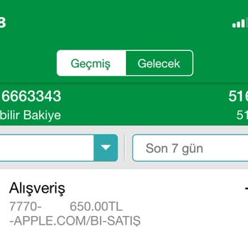 Apple İstemsiz Dışı Para Çekilmesi
