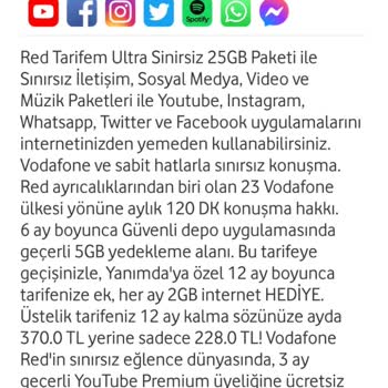 Vodafone Tarife Adaletsizliği Şikayeti