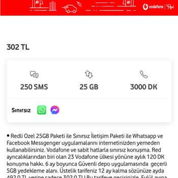 Vodafone Tarife Adaletsizliği Şikayeti