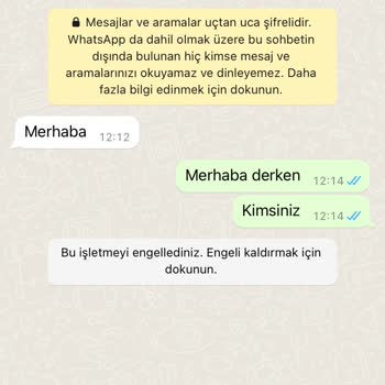 WhatsApp Bilmediğim Ülkeden Tanımadığım Numaradan Mesaj Gelmesi