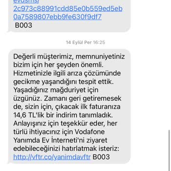 Vodafone Net Evde İnternet Pişmanlıktır