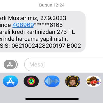 HSBC Karttan Harcama Yapıldı
