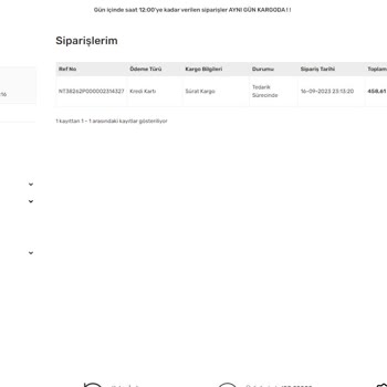 Hausport 10 Gündür Siparişimi Göndermiyor