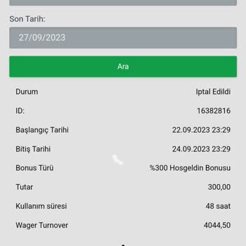 Betwoon Haksız Yere 17 Bin 500 TL Bakiyem Silindi