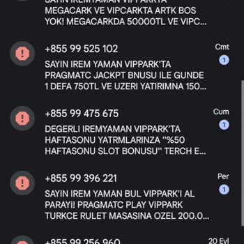 Vippark Vip Park Mesaj Sorunu