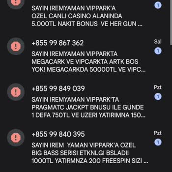 Vippark Vip Park Mesaj Sorunu