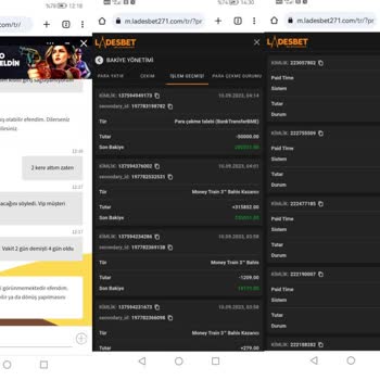 Ladesbet Kazandığım Parayı Ödeme Yapmıyor, Sadece Oyalıyor.