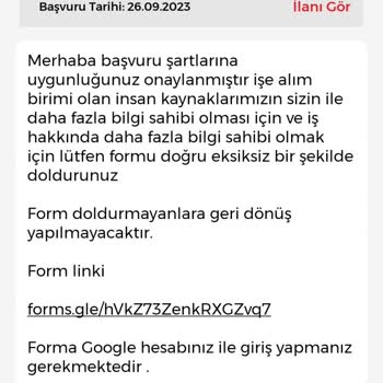 İşin Olsun Uygulaması Hakkında Şikayet