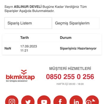 Bkmkitap Gönderilmeyen Sipariş Ve Ulaşılamayan Müşteri Hizmetleri