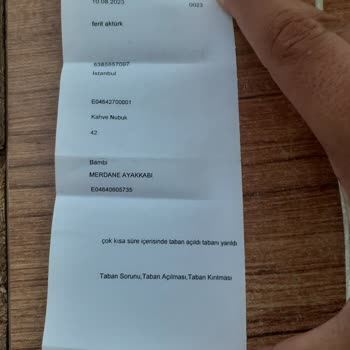 Bambi Ayakkabı Yırtılan Terlik İade Alınmaması