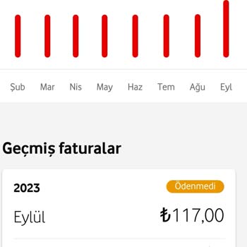 Vodafone 73 TL Fatura Yerine 117 TL Fatura Kesiyor.