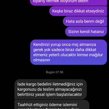 Ngiysen.com Sipariş İptali Ve Para İadesi Sorunu