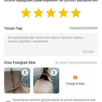 Trendyol Değerlendirme Reddedildi Neden