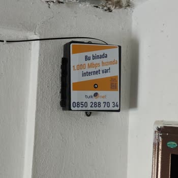 TurkNet Fiber Binada Kullanılmıyor
