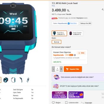 Hepsiburada TCL Marka, Su Geçirdi Diye Garanti Dışı Kalan Su Geçirmez Saat!