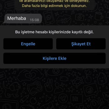 WhatsApp +1 Alan Kodlu Bilinmeyen Numaradan Gelen Mesaj