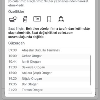 İnan Turizm Saatine Uymayan Otobüs Firması