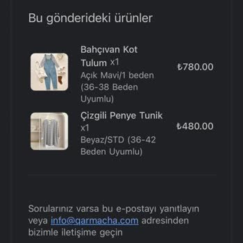 Qarmacha Siparişinin Kargoya Verilmemesi