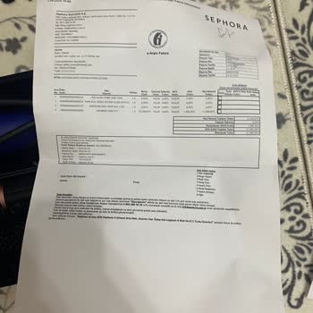 Sephora Ürün Değişimi Yapılmıyor