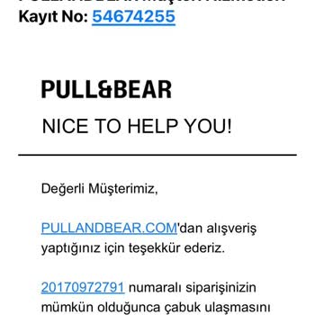 Pull And Bear Satın Aldığım Ürünü Kaybetti.