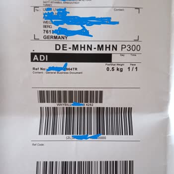 DHL Turpex Teslim Edilmeyen Gönderi.