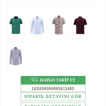 Kiğılı Farklı Renkte Gömlek Gönderdi.