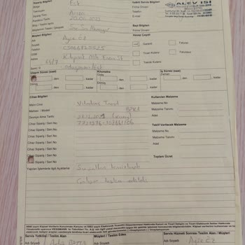 Viessmann Suyu Isıtmama Arızası Arızası