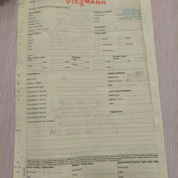 Viessmann Suyu Isıtmama Arızası Arızası