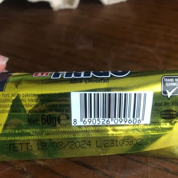 Eti Gıda Eti Alaska Frigo'dan Plastik Çıktı