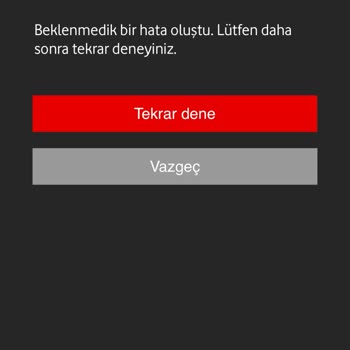 Vodafone Tarife Düzenleme Hatası