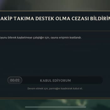 Riot Games Bilerek Beslediğin Ve Oyunu Bilerek Kaybetmeye Çalıştığın İçin Uzakla