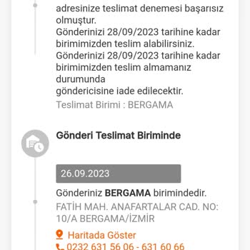 Bergama MNG Kargo Ürünü Adrese Teslim Etmiyor!