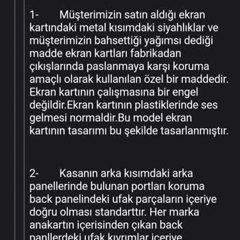 İncehesap Kutudan Çıkma Kusurlu Ürünü İade/Değişim Almıyor