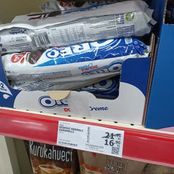 Oreo Bisküvi A101 Mağazada Reyondaki Fiyat İle Kasadaki Fiyat Çok Farklı