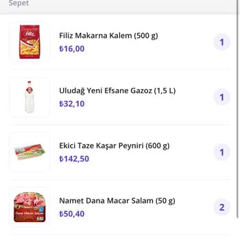 Şekerciler Market SKT Geçmiş Ekici Kaşar