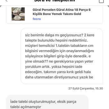 Hepsiburada "fecra" İsimli İş Ahlakından Uzak Satıcı