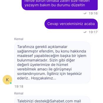 Sahabet Para Çekme Hesabıma Para Geçmedi