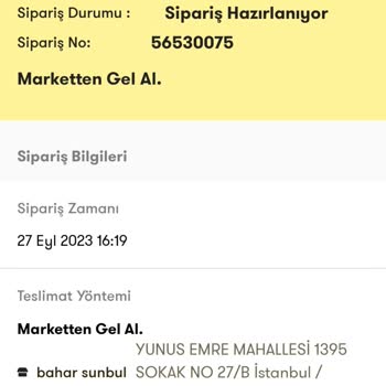 Şok Marketler Ürünlerim Gelmedi, Ödememi Geri İstiyorum