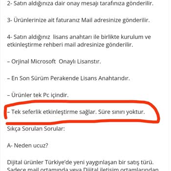 Lisansbudur'un Yanıltıcı Ürün Açıklaması