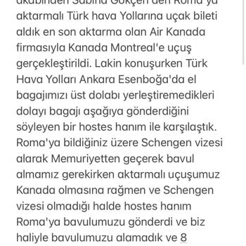 Türk Hava Yolları Bavulum Nerede?