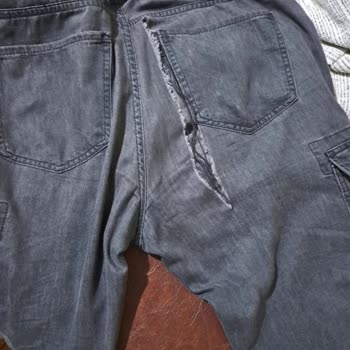 LCW Bermuda Kaprinin Yırtılması