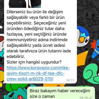 Koray Spor Teşhir Ürün Satmaya Çalışmak.