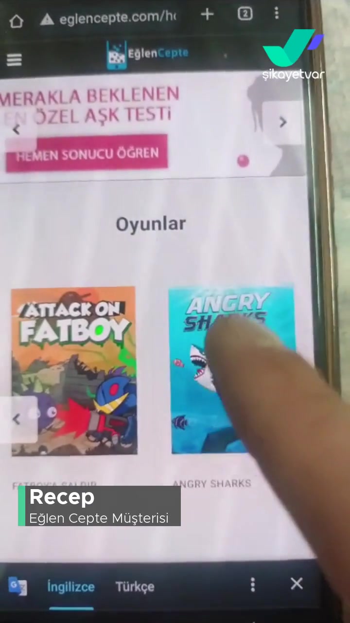Eğlen Cepte Oyunu Açamamam Ve Bulamamam! videonun kapak resmi