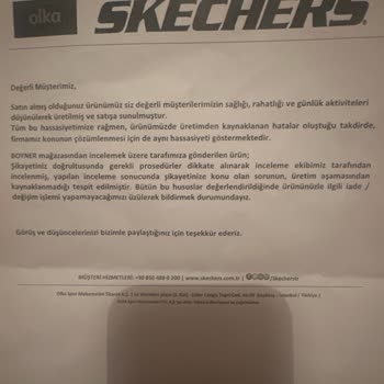 Skechers Ayakkabı 3 Ayda Çöp Oldu