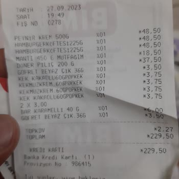 BİM Hamburger Köftede Kalite Sorunu